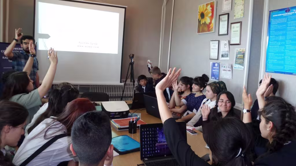 Начало тренинга по мобильной журналистике